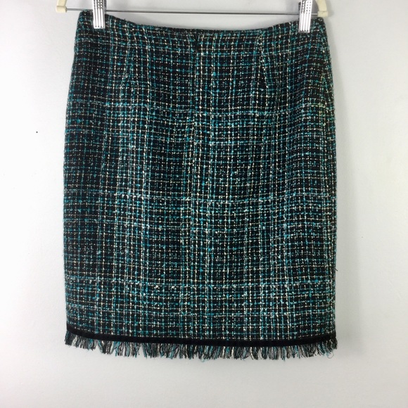 Taiga Tweed Blue and Black Suit Size 6 - Picture 6 of 14